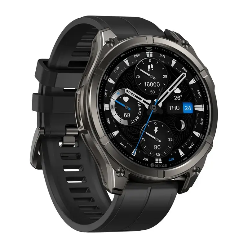 Smartwatch Zeblaze Vibe 8 Abyss Black with Heart Rate Monitor, Waterproof