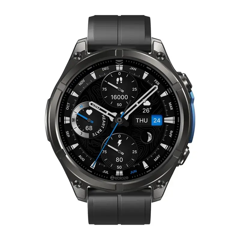 Smartwatch Zeblaze Vibe 8 Abyss Black with Heart Rate Monitor, Waterproof