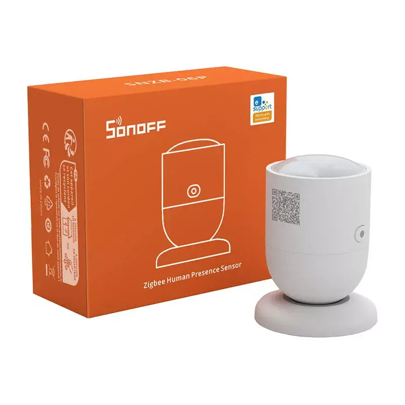 Motion presence sensor Sonoff SNZB-06P ZigBee battery-powered — human presence detection