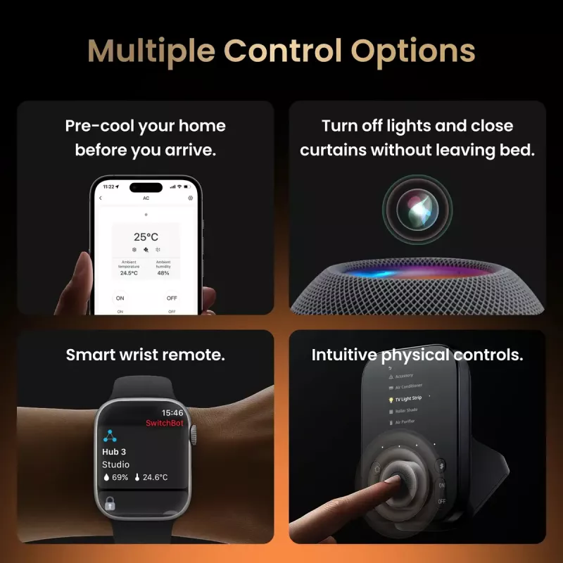SwitchBot Hub 3 smart home transmitter Wireless Wall-mounted IR Wireless W7202100