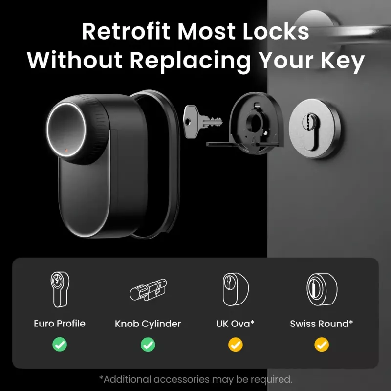 Smart lock SwitchBot W5600000 with remote access and security features
