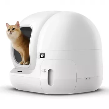 Self-cleaning cat litter box PETKIT PURA MAX 2 — White, automated cleaning