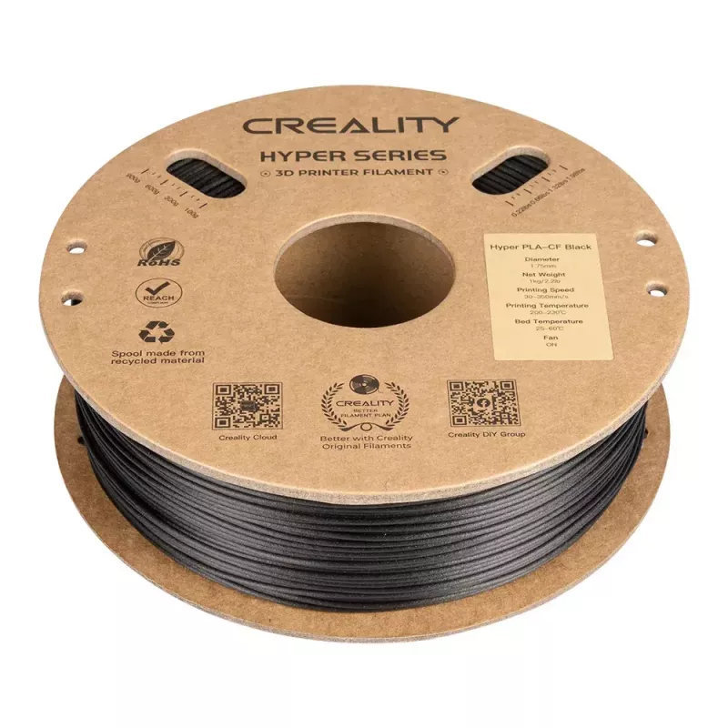 Creality 3D Hyper PLA-CF Carbon fibre Black 1 kg