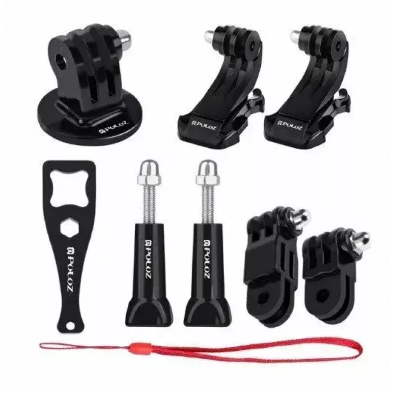 Accessory set Puluz PKT18 for action cameras — 20-piece kit compatible with Osmo Action 5, Pro, Insta360 Ace Pro 2