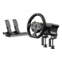 Moza Racing R5 Bundle, Steering wheel + Pedals, PC, Wired, Black, Aluminium, Leather, Steel, Aluminium, Leather