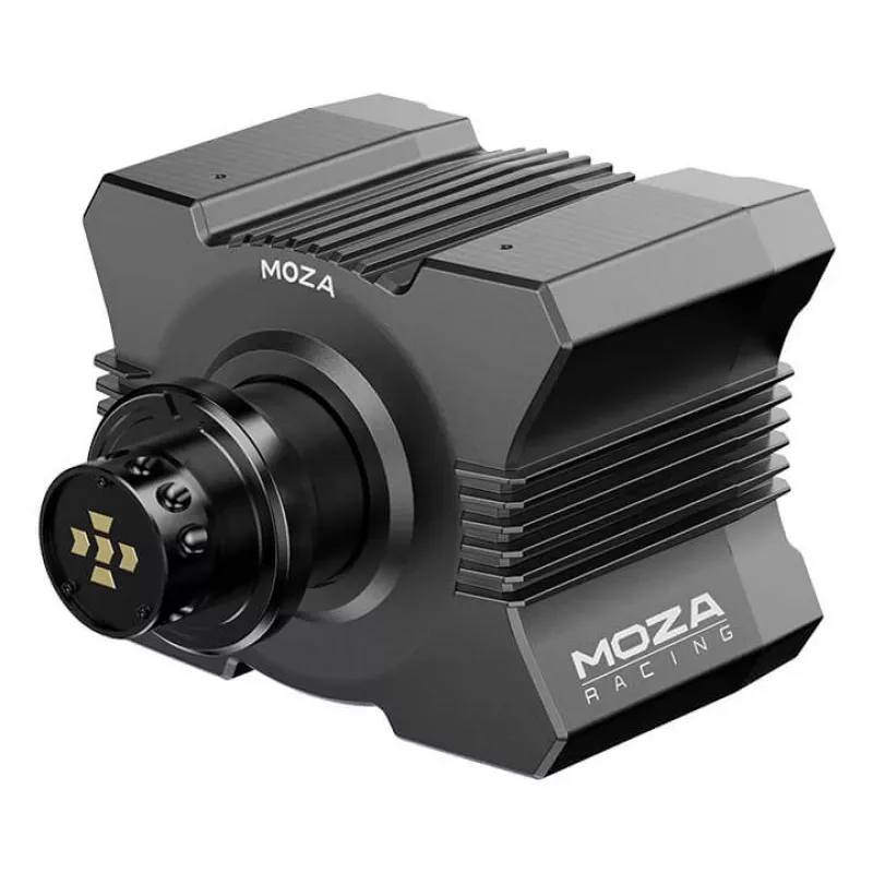 Moza Racing R5 Bundle, Steering wheel + Pedals, PC, Wired, Black, Aluminium, Leather, Steel, Aluminium, Leather