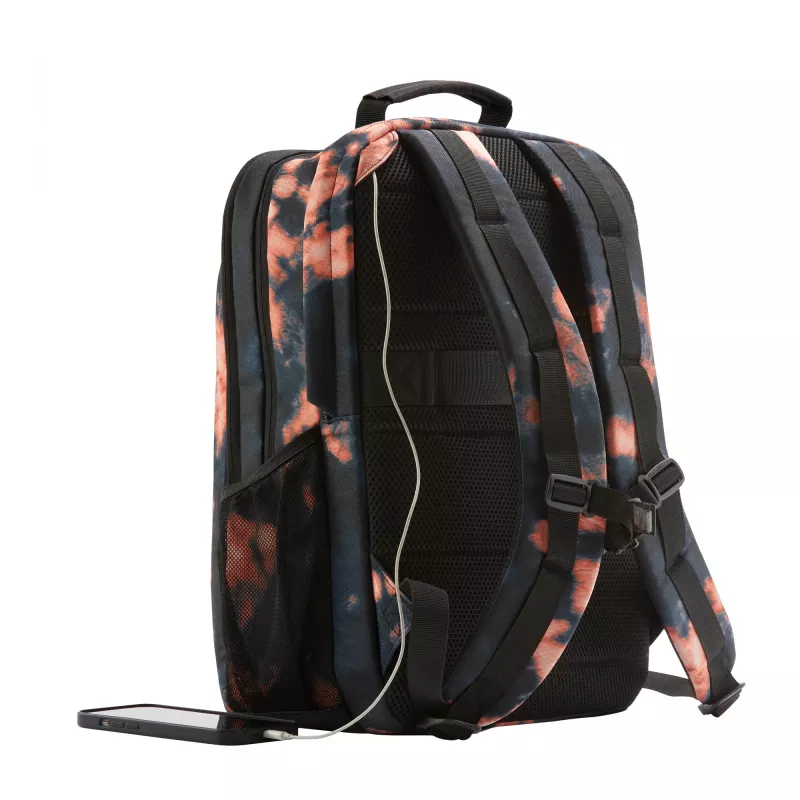 Casual backpack HP Campus XL Tie Dye Backpack Black Pattern