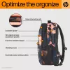 Casual backpack HP Campus XL Tie Dye Backpack Black Pattern