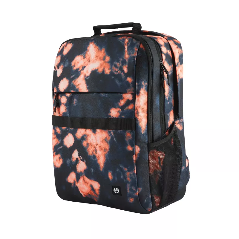 Casual backpack HP Campus XL Tie Dye Backpack Black Pattern