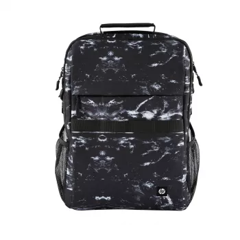 Casual backpack HP Campus XL Marble Stone Backpack Black Grey