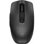 HP 695 Rechargeable Wireless Mouse, Ambidextrous, Bluetooth, 4000 DPI, Black