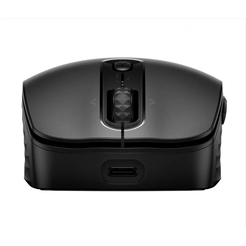 HP 695 Rechargeable Wireless Mouse, Ambidextrous, Bluetooth, 4000 DPI, Black