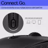HP 695 Rechargeable Wireless Mouse, Ambidextrous, Bluetooth, 4000 DPI, Black