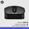 HP 695 Rechargeable Wireless Mouse, Ambidextrous, Bluetooth, 4000 DPI, Black