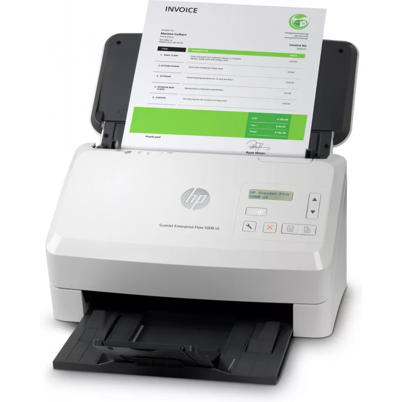 HP Scanjet Enterprise Flow 5000 s5 Sheet-fed scanner 600 x 600 DPI A4 White