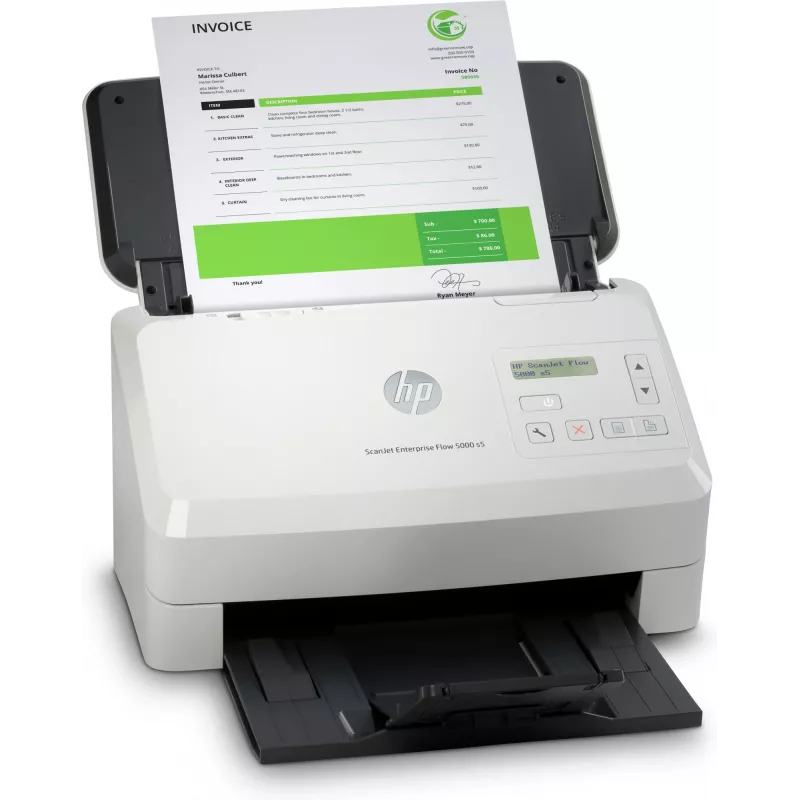 HP Scanjet Enterprise Flow 5000 s5 Sheet-fed scanner 600 x 600 DPI A4 White