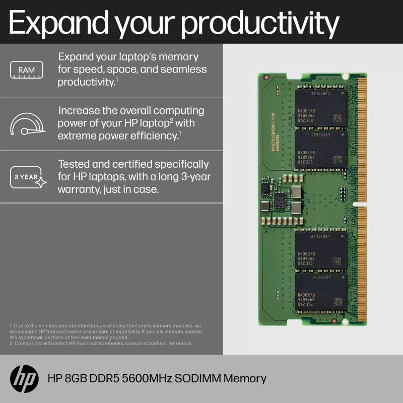 Memory module HP 83P90AA DDR5 8 GB 5600 MHz