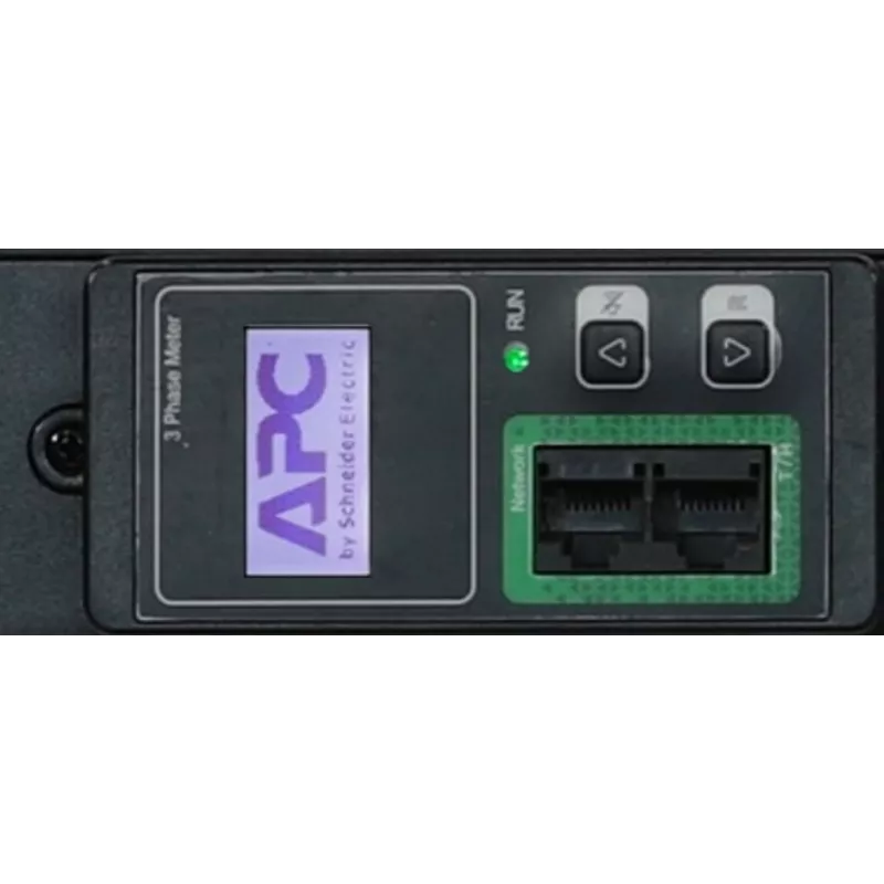 APC Easy Rack PDU, Metered, 0U, 3 Phase, 11kW, 230V, 16A, 21 x C13 and 3 x C19 outlets, IEC60309 3P+N+PE inlet