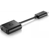 HP HDMI to VGA Adapter, 0.045 m, HDMI, VGA (D-Sub), Male, Female, Black