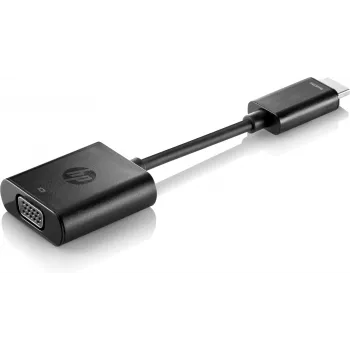 HP HDMI to VGA Adapter, 0.045 m, HDMI, VGA (D-Sub), Male, Female, Black