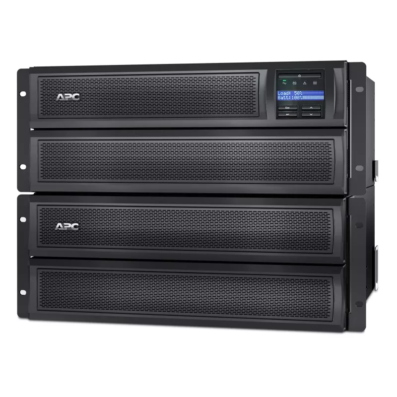 APC Smart-UPS X SMX3000HVNC - 3000VA, 8x C13 + 2x C19 outlet, USB, expandable runtime, short depth, NMC
