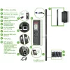 APC APDU9959EU3 power distribution unit (PDU) 24 AC outlet(s) 0U Black