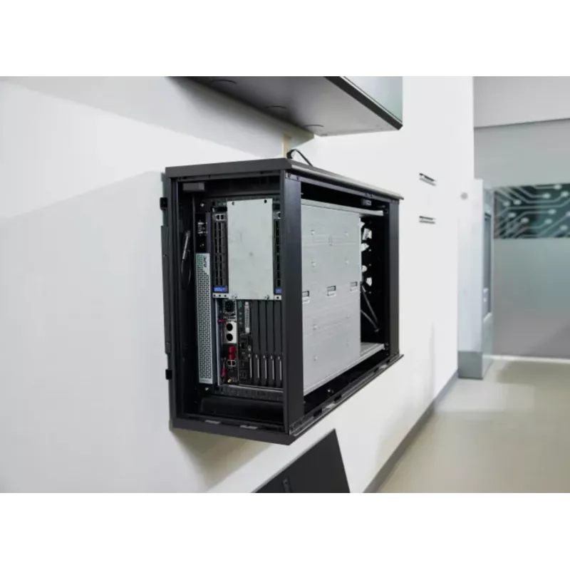 APC NetShelter 6U Low-Profile Wallmount Rack Enclosure Cabinet 230V Server Depth