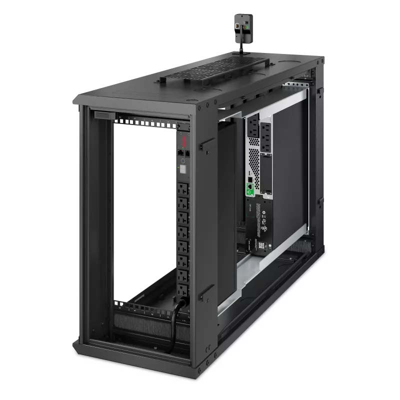 APC NetShelter 6U Low-Profile Wallmount Rack Enclosure Cabinet 230V Server Depth