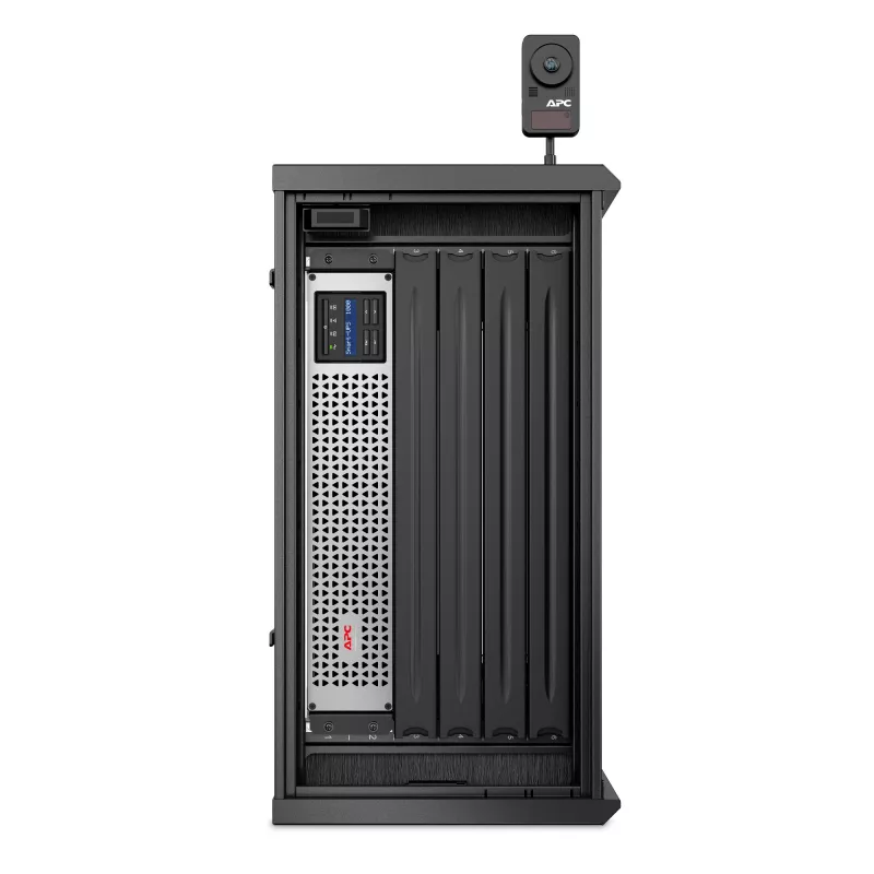 APC NetShelter 6U Low-Profile Wallmount Rack Enclosure Cabinet 230V Server Depth