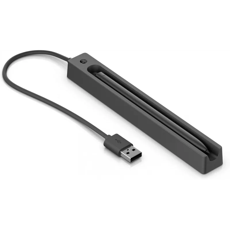 HP Slim Rechargeable Pen Charger, Indoor, USB, 0.15 m, Black