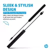 HP Slim Rechargeable Pen Charger, Indoor, USB, 0.15 m, Black