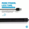 HP Slim Rechargeable Pen Charger, Indoor, USB, 0.15 m, Black