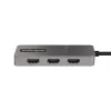 StarTech.com 3-Port USB-C MST Hub - USB Type-C to 3x HDMI Multi-Monitor Adapter for Laptop - Triple HDMI up to 4K 60Hz with DP 1.4 Alt Mode & DSC - HDR - 1ft (30cm) Cable - Windows Only