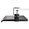 StarTech.com Under-Desk Keyboard Tray, Clamp-on Ergonomic Keyboard Holder, Sliding Keyboard and Mouse Drawer with C-Clamps, Height Adjustable, Supports up to 12kg (26.5lb), Black