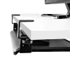 StarTech.com Under-Desk Keyboard Tray, Clamp-on Ergonomic Keyboard Holder, Sliding Keyboard and Mouse Drawer with C-Clamps, Height Adjustable, Supports up to 12kg (26.5lb), Black