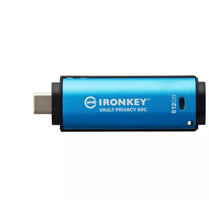 Kingston Technology IronKey 512GB USB-C Vault Privacy 50C AES-256 Encrypted, FIPS 197