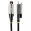 StarTech.com 3ft (1m) Top Screw Locking USB C Cable 10Gbps - USB 3.1/3.2 Gen 2 Type-C Cable - 100W (5A) Power Delivery Charging, DP Alt Mode - Single Screw Lock, USB-C Cord Charge/Sync