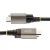 StarTech.com 3ft (1m) Top Screw Locking USB C Cable 10Gbps - USB 3.1/3.2 Gen 2 Type-C Cable - 100W (5A) Power Delivery Charging, DP Alt Mode - Single Screw Lock, USB-C Cord Charge/Sync