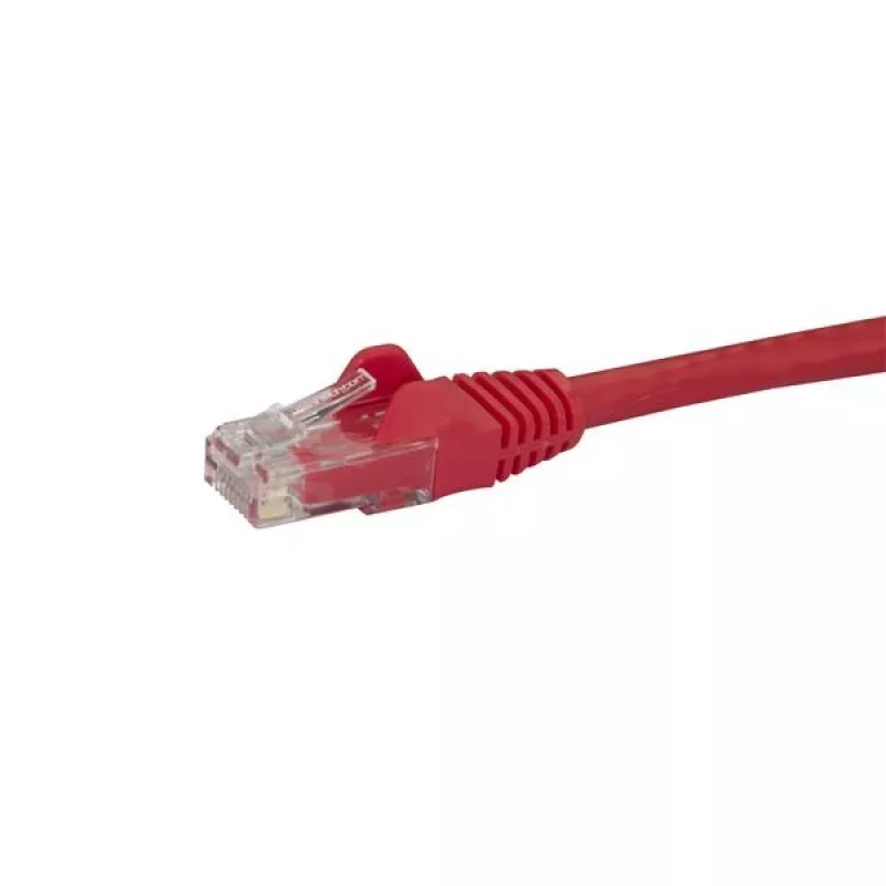StarTech.com 10m CAT6 Ethernet Cable - Red CAT 6 Gigabit Ethernet Wire -250MHz 100W PoE RJ45 UTP Network/Patch Cord Snagless w/Strain Relief Individually Tested