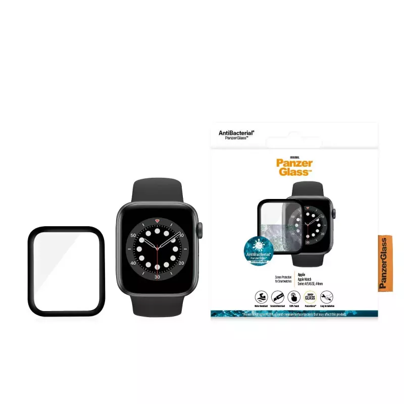 PanzerGlass ® Apple Watch Series 4 | 5 | 6 | SE 44mm | Screen Protector Glass
