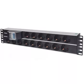 Power Strip Intellinet 19 inch 2U Rackmount 15-Way German Type