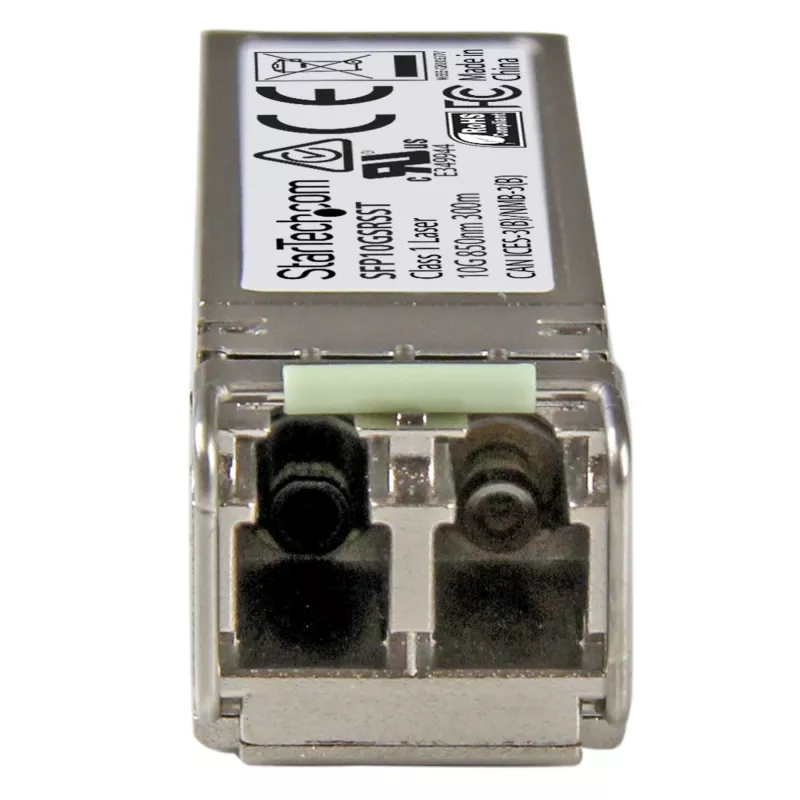 StarTech.com Cisco SFP-10G-SR-S Compatible SFP+ Transceiver Module - 10GBASE-SR~Cisco SFP-10G-SR-S Compatible SFP+ Module - 10GBASE-SR - 10GbE Multimode Fiber MMF Optic Transceiver - 10GE Gigabit Ethernet SFP+ - LC 300m - 850nm - DDM Cisco Firepower, ASR9000, C9300