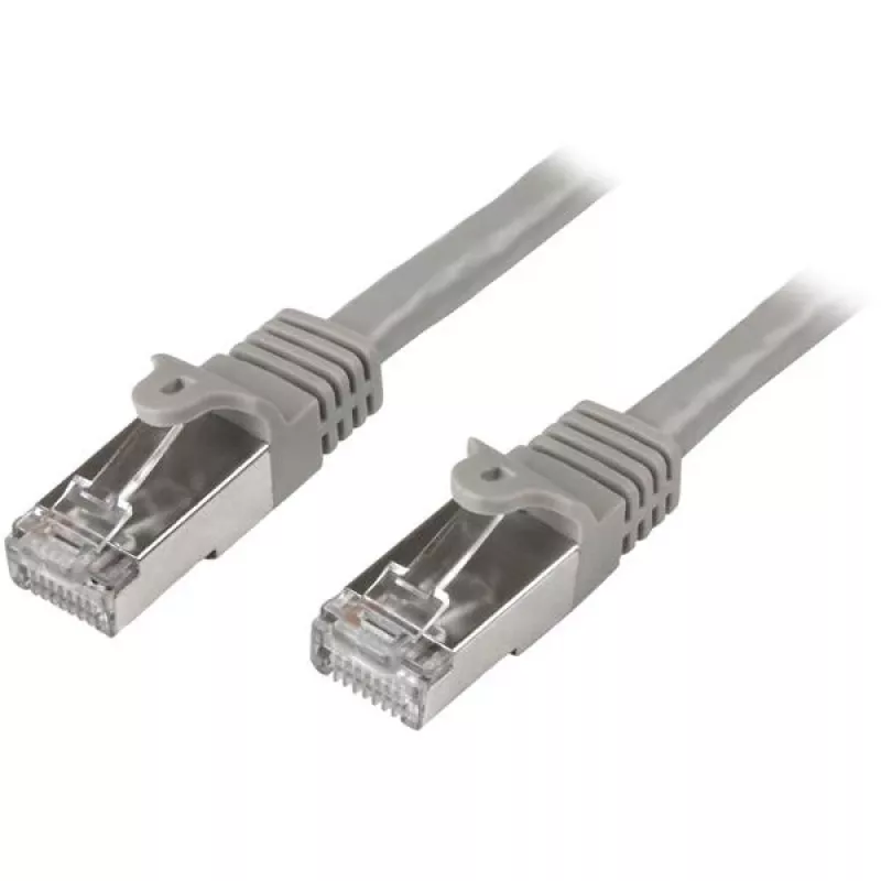 StarTech.com Cat6 Patch Cable - Shielded (SFTP) - 3m, Gray, 3 m, Cat6, SF/UTP (S-FTP), RJ-45, RJ-45, Grey