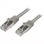 StarTech.com Cat6 Patch Cable - Shielded (SFTP) - 3m, Gray, 3 m, Cat6, SF/UTP (S-FTP), RJ-45, RJ-45, Grey