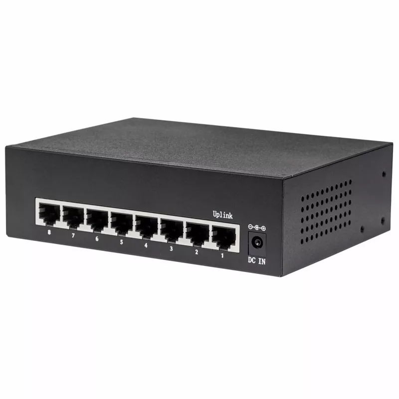 Managed Switch Intellinet 8-Port Gigabit Ethernet PoE+