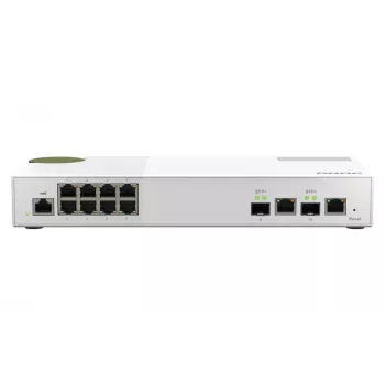 QNAP QSW-M2108-2C network switch Managed L2 2.5G Ethernet (100/1000/2500) Grey, White