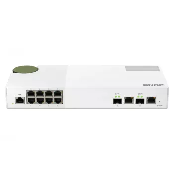 QNAP QSW-M2108-2C network switch Managed L2 2.5G Ethernet (100/1000/2500) Grey, White
