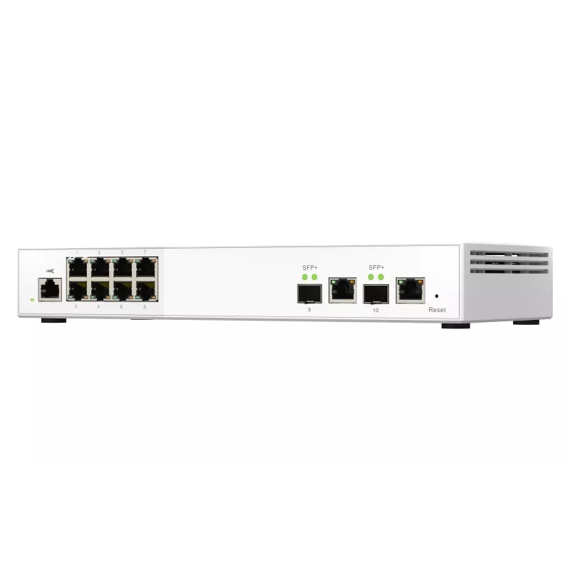 QNAP QSW-M2108-2C network switch Managed L2 2.5G Ethernet (100/1000/2500) Grey, White