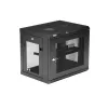 StarTech.com 2-Post 9U Wall Mount Network Cabinet with 1U Shelf, 19 inch Wall-Mounted Server Rack for Data / Networking / AV / Electronics / Computer Equipment, Small Vented Rack Enclosure