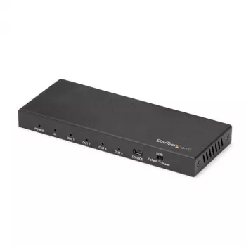 StarTech.com 4-Port HDMI Splitter - 4K 60Hz, HDMI, 4x HDMI, 3840 x 2160 pixels, Black, 4K Ultra HD, 60 Hz